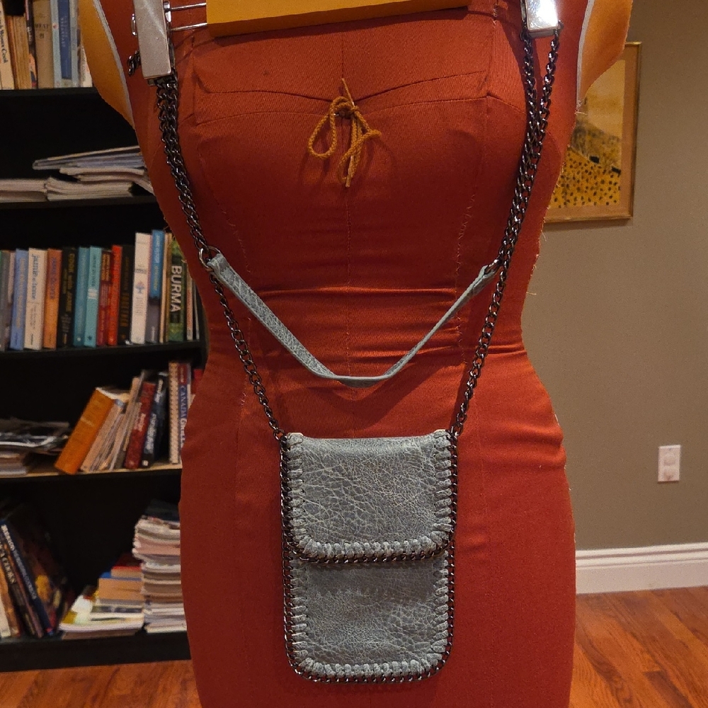 Stylish Gray Chain Strap Women's Bag